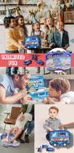 Load image into Gallery viewer, Police Parking DIY Suitcase - Toy Play Set