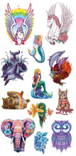 Load image into Gallery viewer, Individually Carded Kiddies Party Tattoos - Girls Pack of 12
