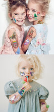 Load image into Gallery viewer, Individually Carded Kiddies Party Tattoos - Girls Pack of 12