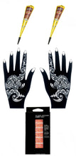 Load image into Gallery viewer, The Henna Bridal Box.. Henna Tattoos with Henna Cones and 3D Nail Appliques