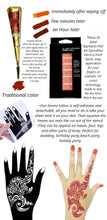 Load image into Gallery viewer, The Henna Bridal Box.. Henna Tattoos with Henna Cones and 3D Nail Appliques