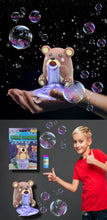 Load image into Gallery viewer, Slime Slurping Puking Squeeze Animal Toy With Bubbles - Hunter Bear