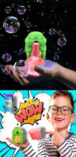 Load image into Gallery viewer, Slime Slurping Puking Squeeze Animal Toy With Bubbles - Time Turtle