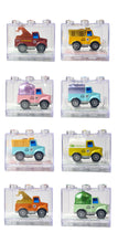 Load image into Gallery viewer, Set Of 8 Engineering vehicles In Interlocking Acrylic Display Cases