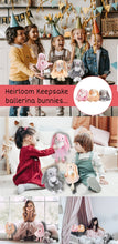 Load image into Gallery viewer, Triplet Heirloom Plush Bunnies - 3-Piece Gift Play Set