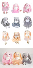 Load image into Gallery viewer, Triplet Heirloom Plush Bunnies - 3-Piece Gift Play Set
