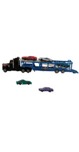 Load image into Gallery viewer, Vintage Die-Cast Truck Transporter and Cars Set - Black