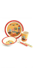 Load image into Gallery viewer, Baby and Toddler Bamboo Feeding Set - 5 Piece