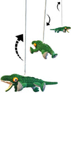 Load image into Gallery viewer, Spring Action Crocodile Baby Mobile