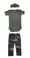 Load image into Gallery viewer, Toddler Clothing Set 3 Piece - Camo Toddler Clothing Set with Matching Mask