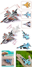 Load image into Gallery viewer, Die-cast Pull Back Military Fighter Jet Model Set - 4 Piece