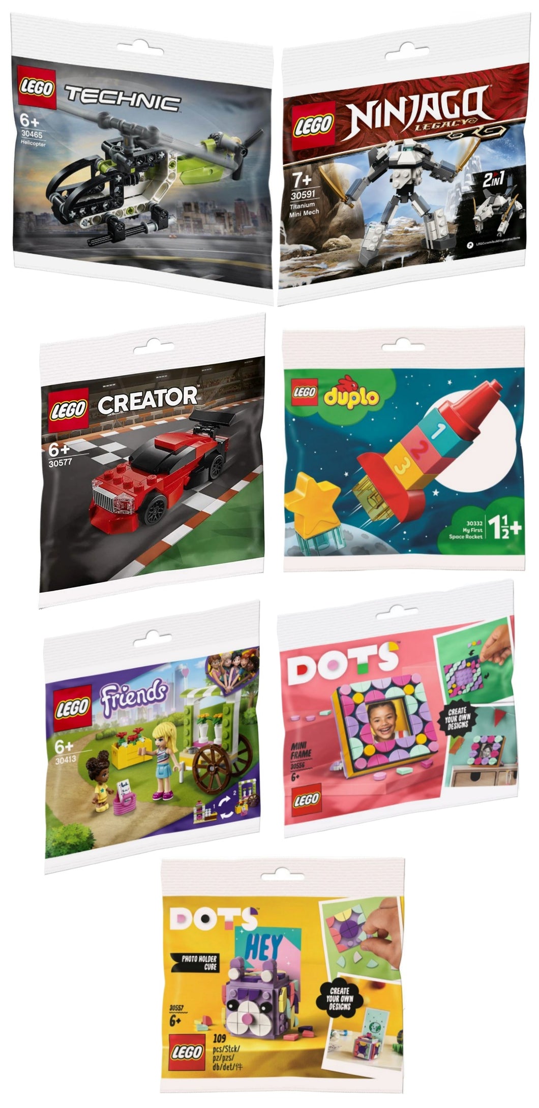 LEGO Polybag Bundle - Pack of 7