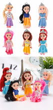 Load image into Gallery viewer, Set Of 6 Collectible Pocket Princess Dolls - 16cm
