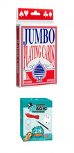 Load image into Gallery viewer, Jumbo Playing Cards and Magic Tricks Set
