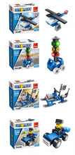 Load image into Gallery viewer, Kiddies Police Build &amp; Play Building Block Set - Set of 4
