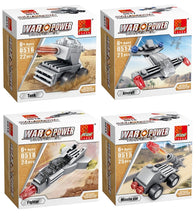 Load image into Gallery viewer, Kids Military Vehicle Building Block Play Kits - Set of 4
