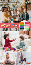 Load image into Gallery viewer, Mega 60 Colour Air Dry Non-Toxic Modeling Clay Play Dough + Cloud Key Ring
