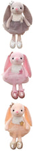 Load image into Gallery viewer, Triplet Heirloom Plush Bunnies - 3-Piece Gift Play Set
