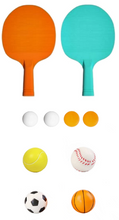 Load image into Gallery viewer, Ping Pong Play Set &amp; Mini Sport Balls
