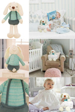 Load image into Gallery viewer, Newborn Baby Gift Set Plush Rabbit and Muslin Receiving Blanket - Teal
