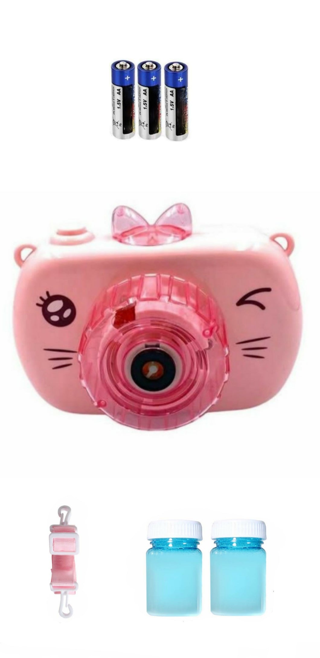 Kitty Bubble Camera - Pink