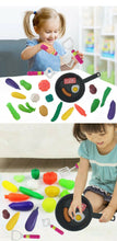 Load image into Gallery viewer, Play-food Frying Pan Set and Kitchen Accessories - 23 Piece
