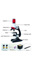 Load image into Gallery viewer, Microscope With LED 100X 400X &amp; 1200X Science Toy
