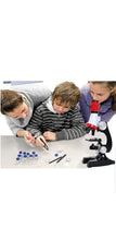 Load image into Gallery viewer, Microscope With LED 100X 400X &amp; 1200X Science Toy
