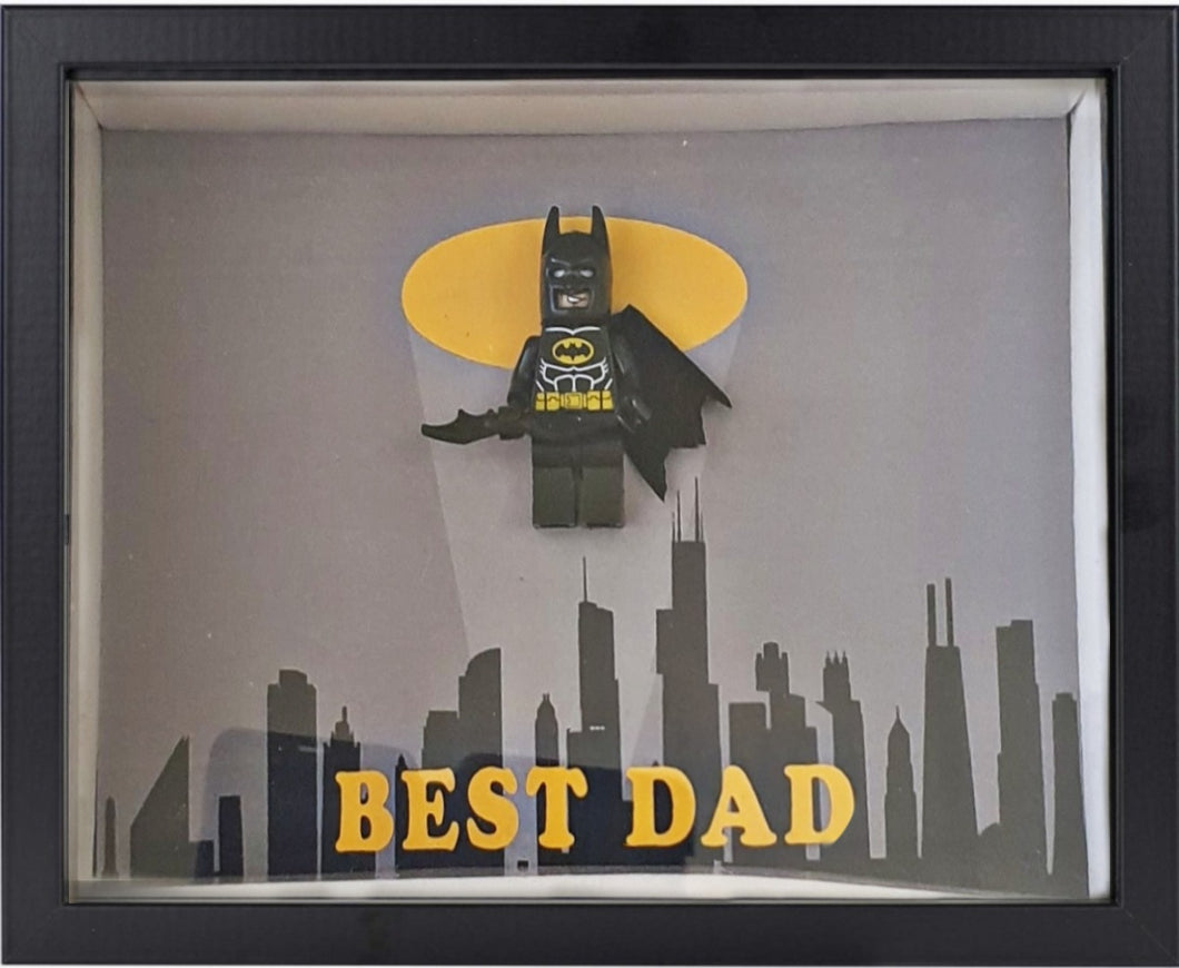 Batman Best Dad - Fathers Day Boxed Frame Gift Set