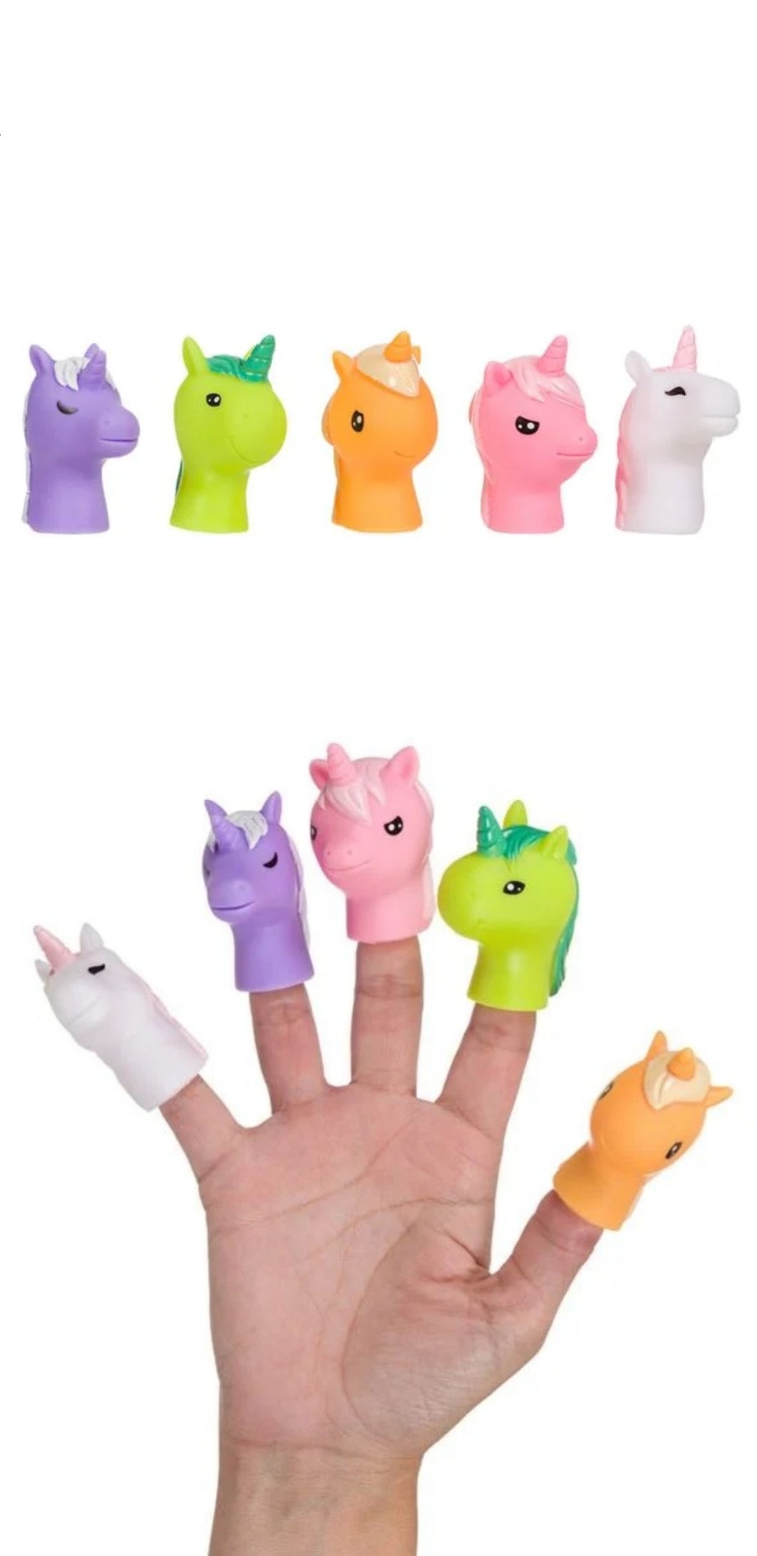 Unicorn Finger Puppets