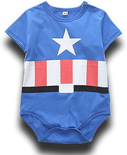 Load image into Gallery viewer, Captain America Baby Grower - Short Sleeve - 0/6Months
