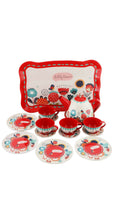 Load image into Gallery viewer, Tea Set - 15 Piece Metal Play Tea Set
