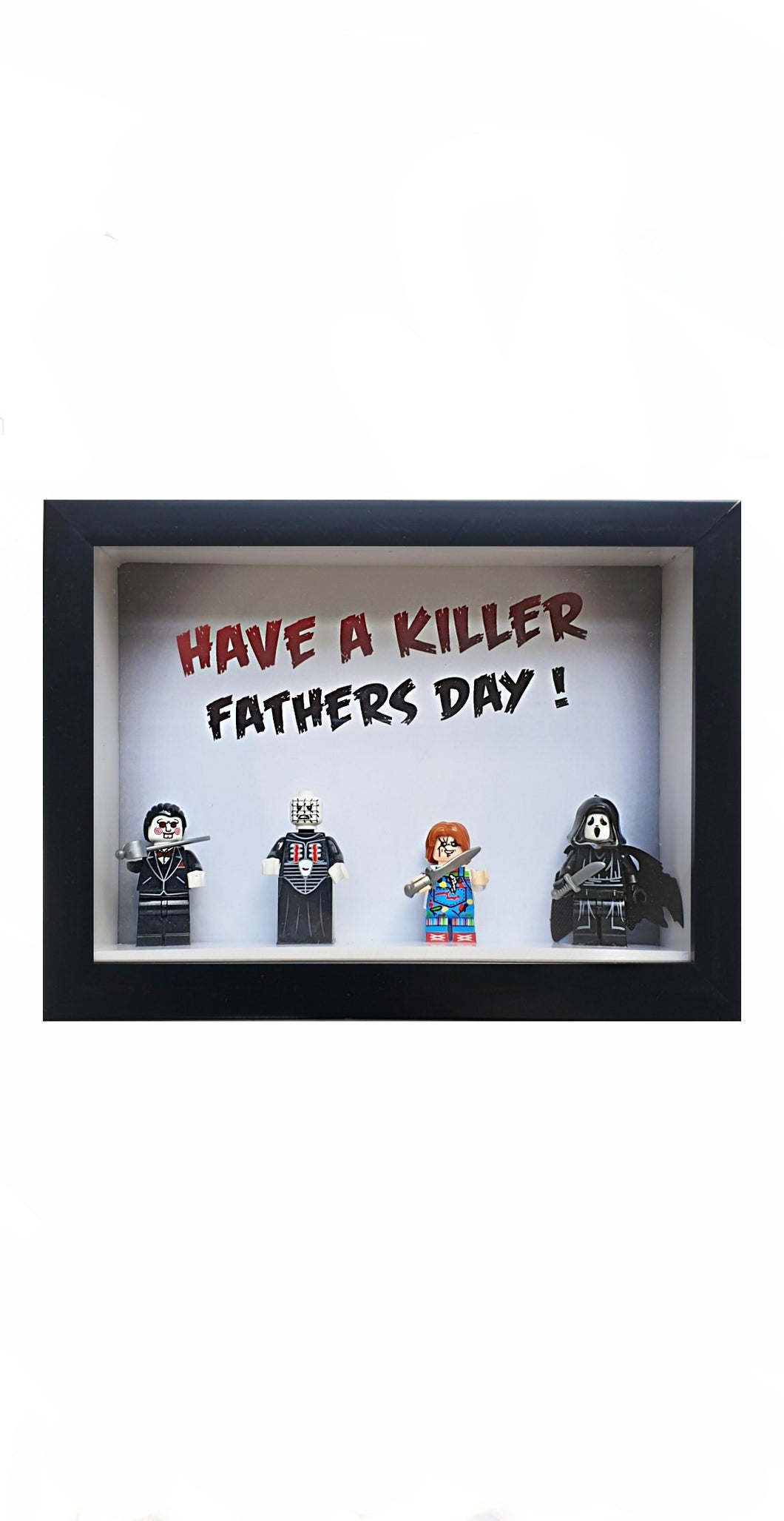 Killer Fathers Day - Horror Themed Fathers Day Shadow Boxed Framed Gift