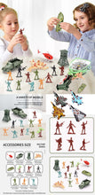 Load image into Gallery viewer, Kids Military Playset - Set of 4 Die-Cast Military Aircraft &amp; Army Backpack
