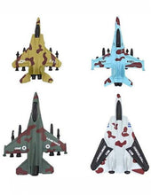 Load image into Gallery viewer, Die-cast Pull Back Military Fighter Jet Model Set - 4 Piece
