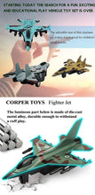 Load image into Gallery viewer, Die-cast Pull Back Military Fighter Jet Model Set - 4 Piece
