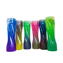 Load image into Gallery viewer, Colourful Transparent Crystal Mud Slime - Assorted Colours 16cm (Box of 6)
