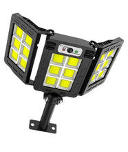 Load image into Gallery viewer, 60W 3 Heads Smart Sensor Outdoor Solar Flood Light
